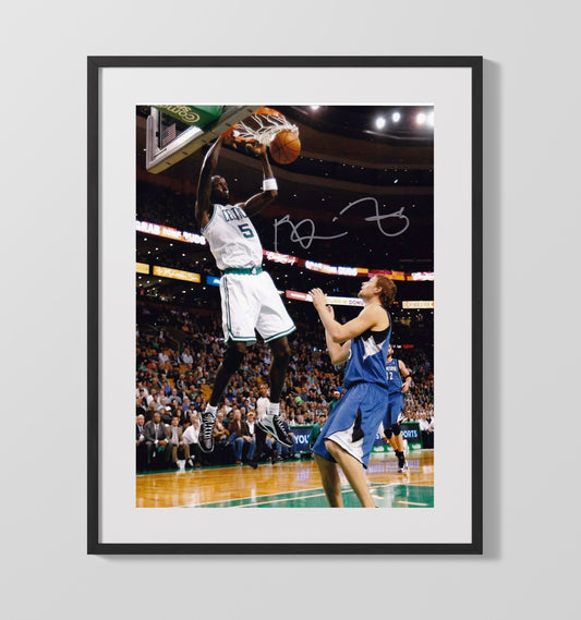 Kevin Garnett Boston Paint Authority Power Finish basketball print - 16x20 Gallery Frame wall art