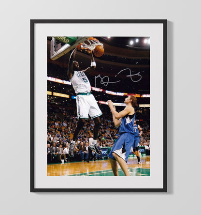 Kevin Garnett Boston Paint Authority Power Finish Basketball Wall Art 16x20 Gallery Frame basketball wall art print