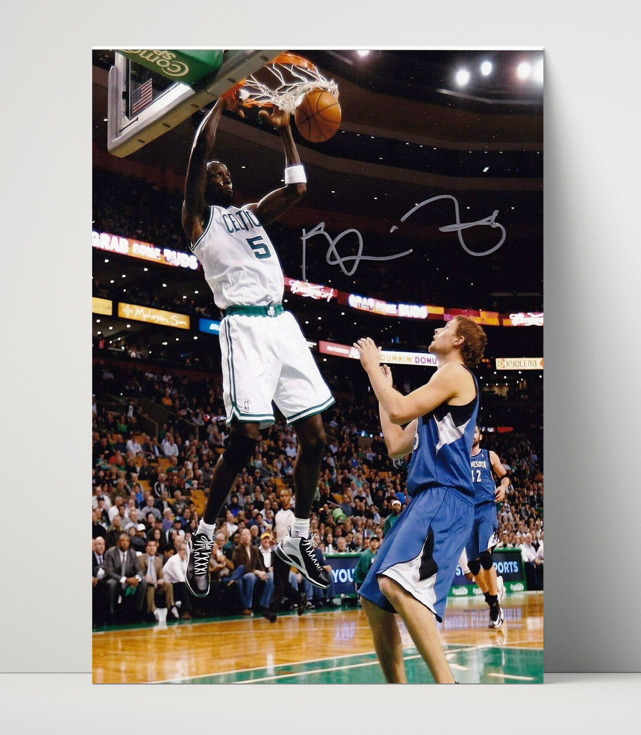 Kevin Garnett Boston Paint Authority Power Finish basketball print - 16x20 Unframed Print wall art