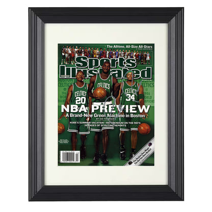 Kevin Garnett Celtics Big Three NBA Preview SI Cover October 2007 Basketball Wall Art 16x20 Unframed Print basketball wall art print