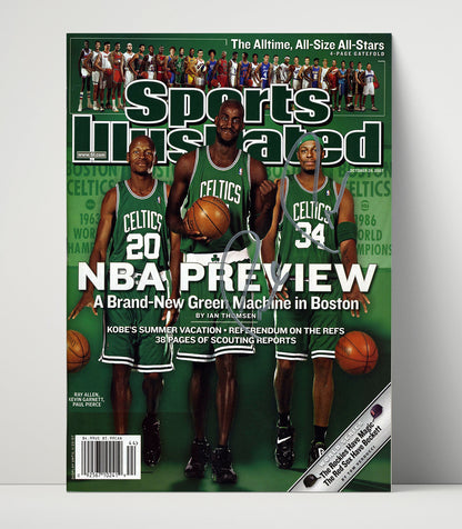 Kevin Garnett – Celtics Big Three NBA Preview 2007 SI - Basketball Wall Art