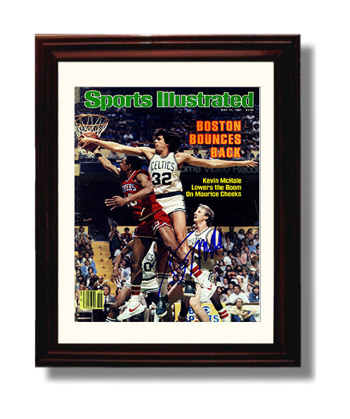 Kevin McHale Boston Bounces Back Power Forward SI Cover May 1981 Basketball Wall Art 8x10 Beveled Frame basketball wall art print