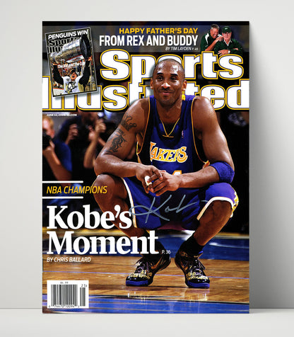 Kobe Bryant – Kobe's Moment Finals MVP 2009 SI - Basketball Wall Art