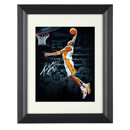Kobe Bryant Lakers Baseline Mamba Takeoff Basketball Wall Art 16x20 Unframed Print basketball wall art print