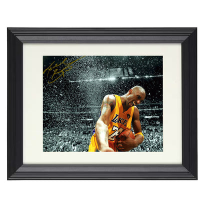 Kobe Bryant Lakers Confetti Championship Moment Basketball Wall Art 16x20 Unframed Print basketball wall art print