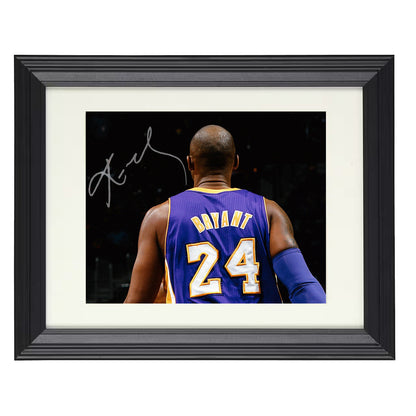 Kobe Bryant Lakers No 24 Legacy Back View Basketball Wall Art 16x20 Unframed Print basketball wall art print