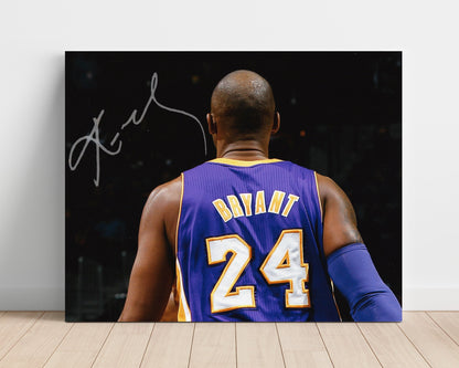 Kobe Bryant – Lakers No 24 Legacy Back View - Basketball Wall Art