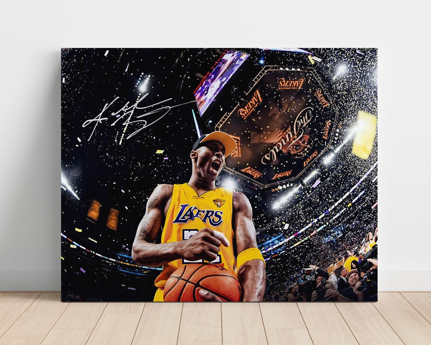 Kobe Bryant – Lakers Victory Celebration - Basketball Wall Art