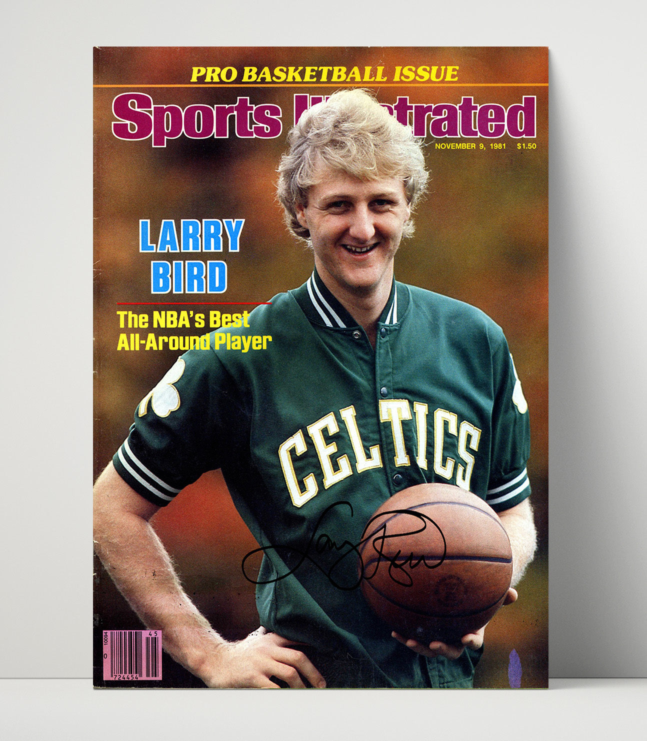 Larry Bird – Boston All-Around 1981 SI - Basketball Wall Art