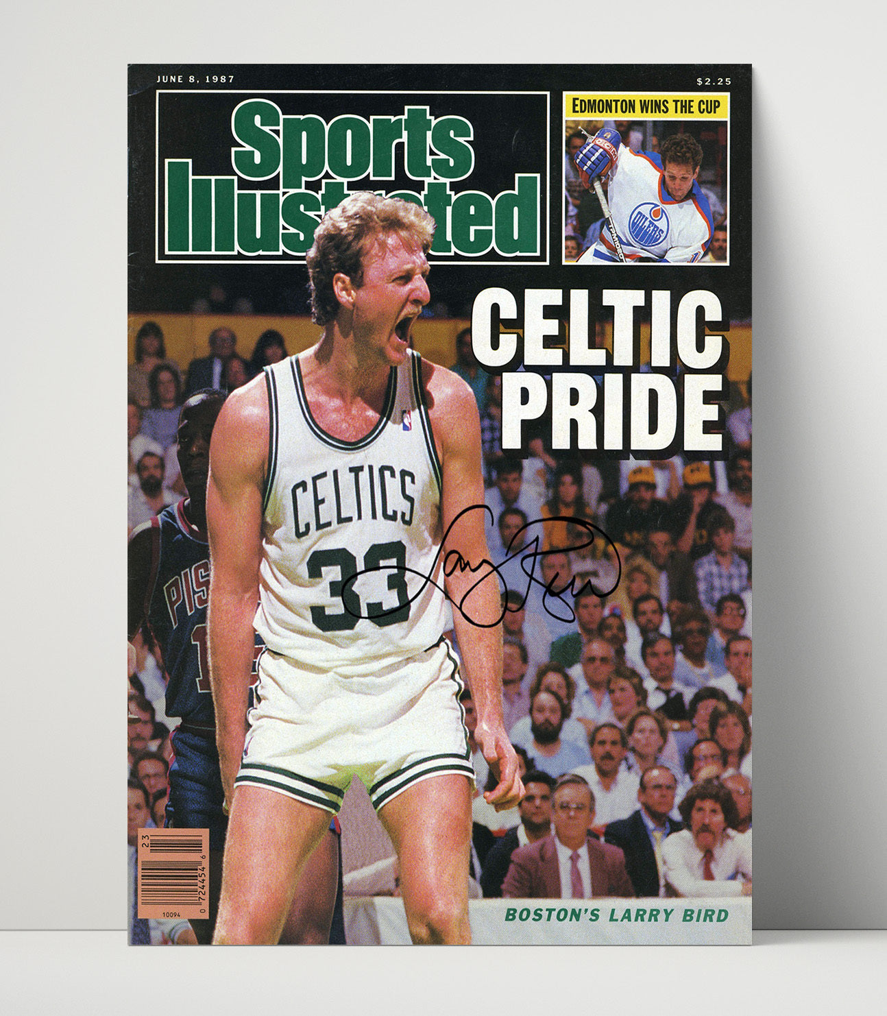 Larry Bird – Boston Celtic Pride 1987 SI - Basketball Wall Art