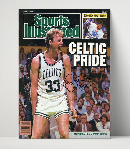 Larry Bird – Boston Celtic Pride 1987 SI - Basketball Wall Art