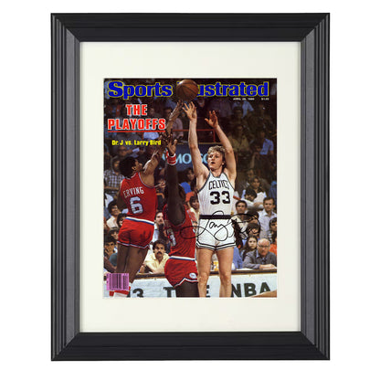 Larry Bird Playoff Duel vs Julius Erving SI Cover April 1980 Basketball Wall Art 16x20 Unframed Print basketball wall art print