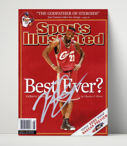 LeBron James – Cleveland Best Ever Debate 2005 SI - Basketball Wall Art