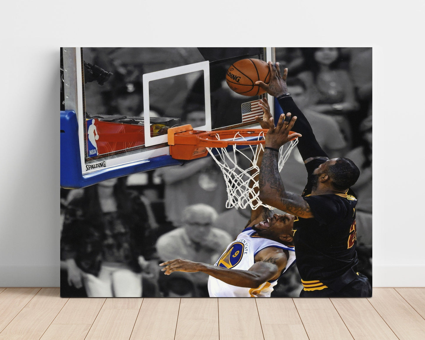 LeBron James – Cavaliers Chasedown Block - Basketball Wall Art