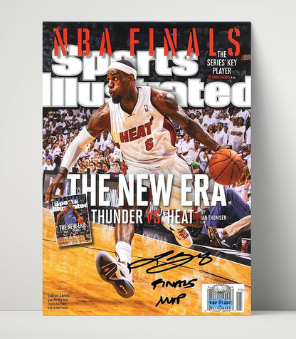 LeBron James – NBA Finals 2012 SI - Basketball Wall Art