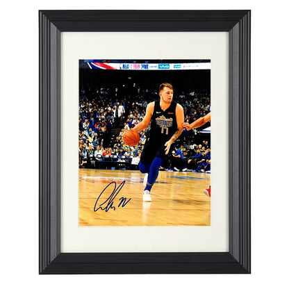 Luka Doncic Dallas Basketball Driving Maverick Spotlight Basketball Wall Art 16x20 Unframed Print basketball wall art print