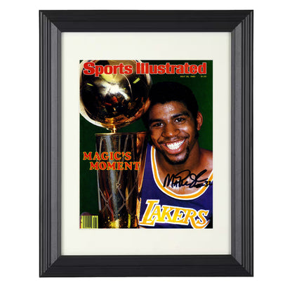 Magic Johnson 1980 SI Cover Los Angeles Basketball Finals Moment Basketball Wall Art 16x20 Unframed Print basketball wall art print