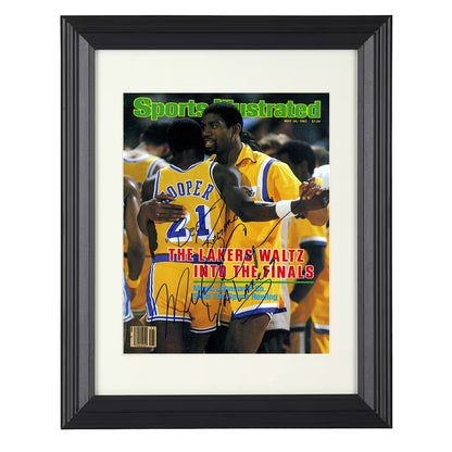 Magic Johnson 1982 SI Cover Los Angeles Basketball Finals Waltz Basketball Wall Art 16x20 Unframed Print basketball wall art print