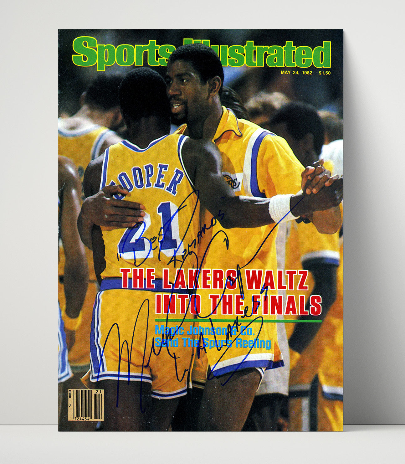 Magic Johnson – Los Angeles Finals 1982 SI - Basketball Wall Art