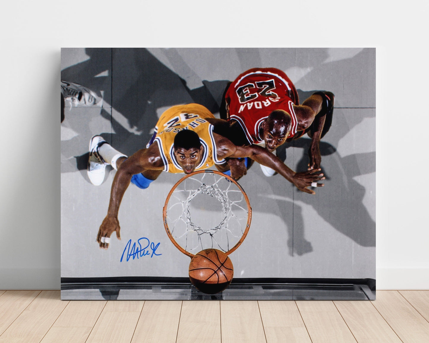 Magic Johnson – Showtime Rebound Hustle - Basketball Wall Art