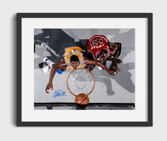 Magic Johnson Showtime Rebound Hustle basketball print - 16x20 Gallery Frame wall art