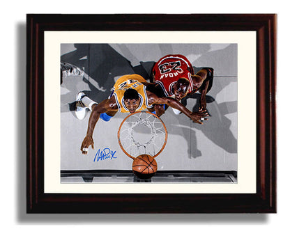Magic Johnson Showtime Rebound Hustle Basketball Wall Art 8x10 Beveled Frame basketball wall art print