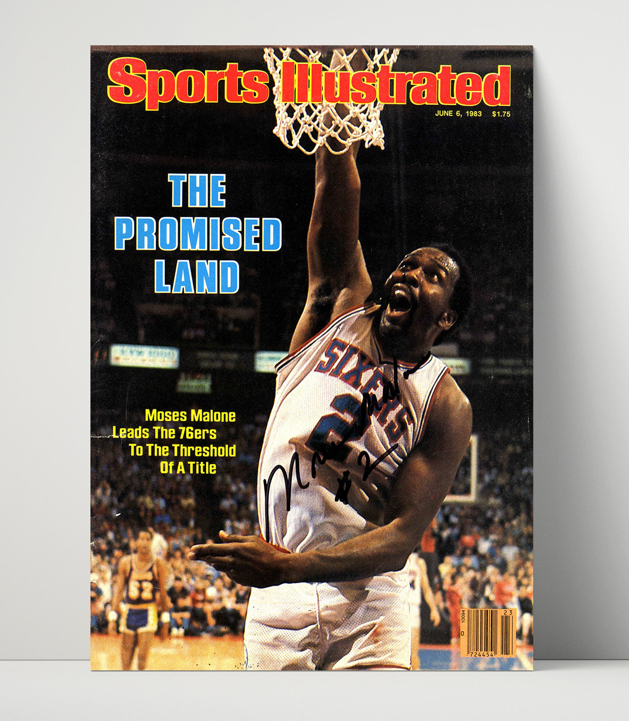 Moses Malone – The Promised Land Title Run 1983 SI - Basketball Wall Art