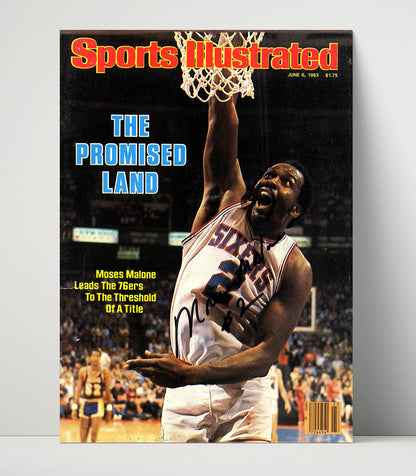 Moses Malone – The Promised Land Title Run 1983 SI - Basketball Wall Art