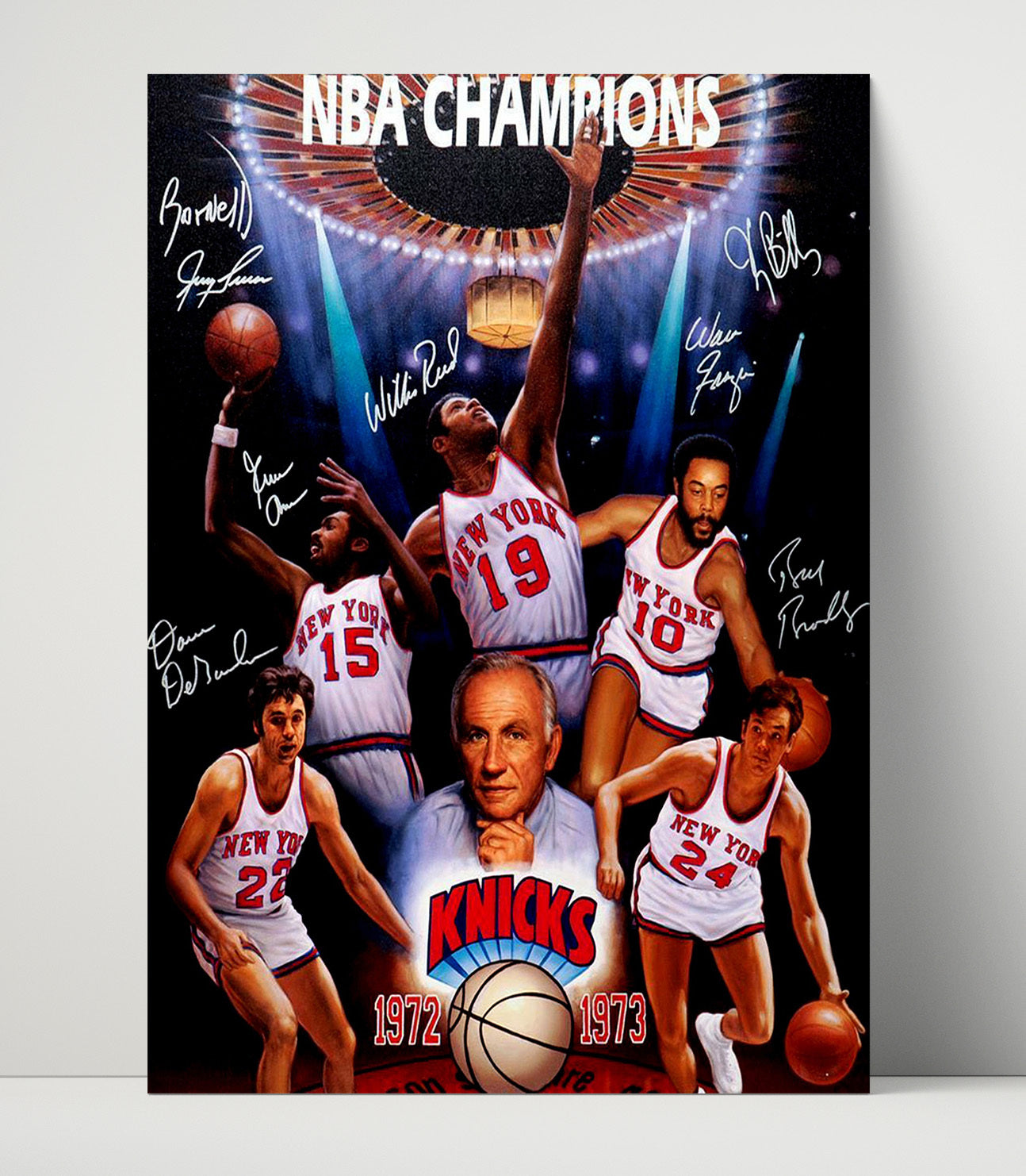 New York – 1973 Championship Legends Collage - Basketball Wall Art