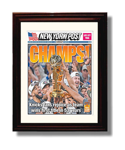 New York Basketball Championship The Wait Is Over Basketball Wall Art 8x10 Beveled Frame basketball wall art print
