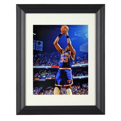 Patrick Ewing New York Basketball Towering Jumper Spotlight Basketball Wall Art 16x20 Unframed Print basketball wall art print