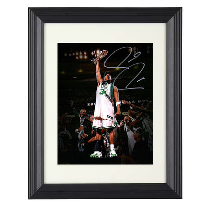 Paul Pierce Celtics Finals MVP Trophy Raise Basketball Wall Art 16x20 Unframed Print basketball wall art print