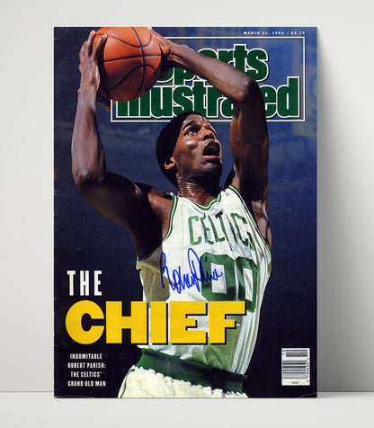Robert Parish – The Chief in Boston 1991 SI - Basketball Wall Art