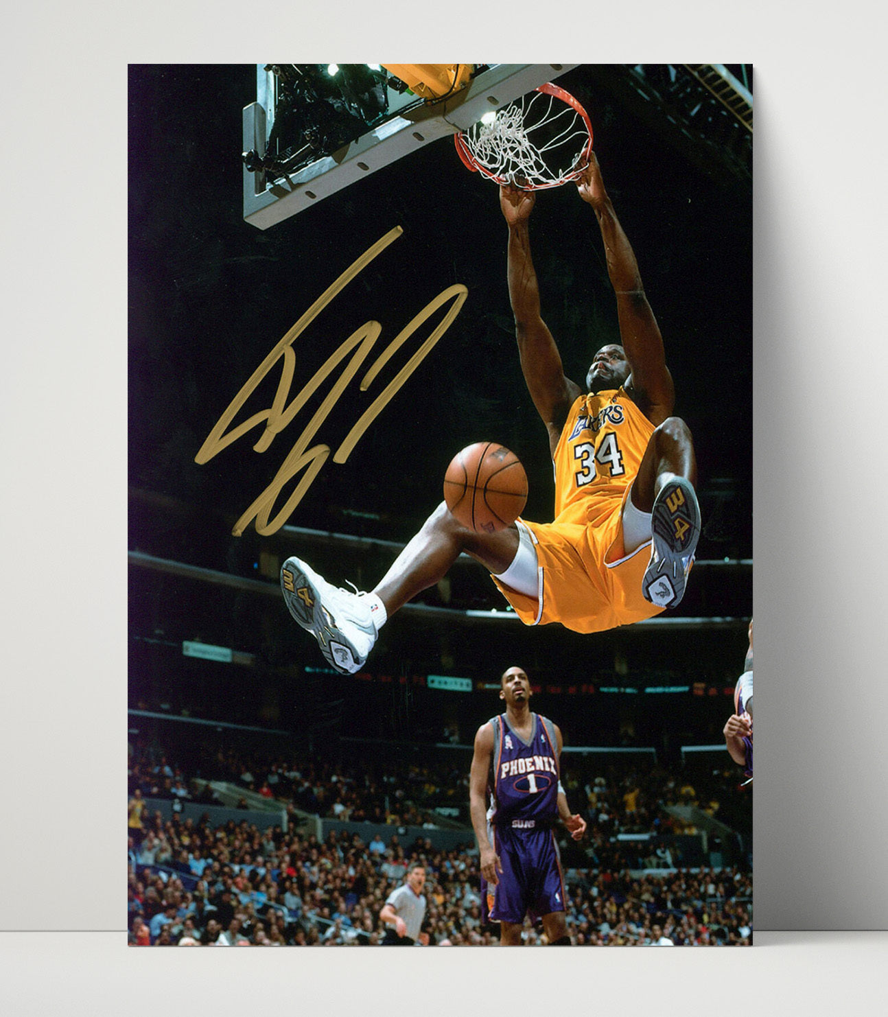 Shaquille O'Neal – Los Angeles Rim Rocker Diesel - Basketball Wall Art