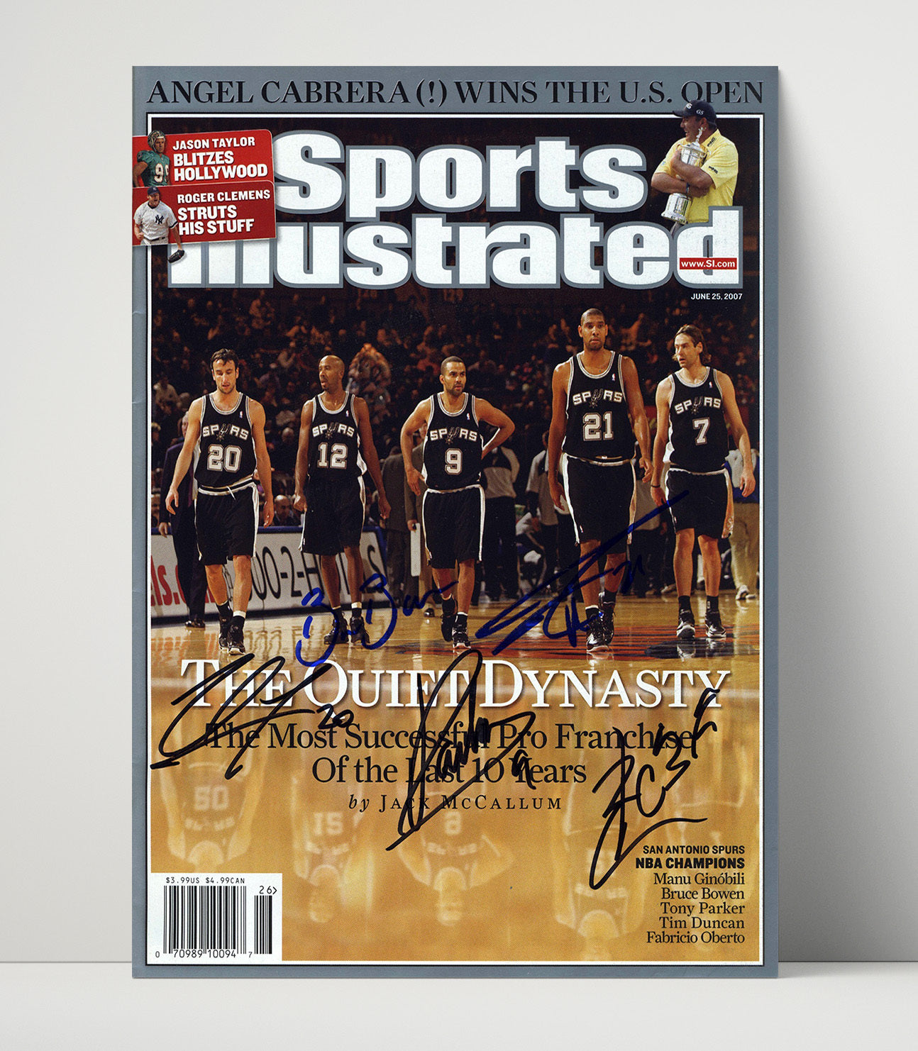 Tim Duncan – San Antonio Quiet Dynasty 2007 SI - Basketball Wall Art