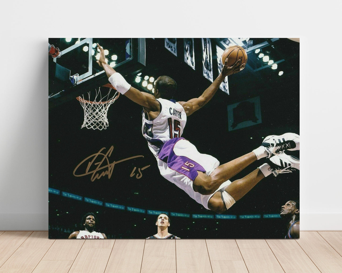 Vince Carter – Raptors Dunk Air Canada Soars - Basketball Wall Art