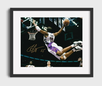 Vince Carter Raptors Dunk Air Canada Soars Basketball Wall Art 16x20 Gallery Frame basketball wall art print