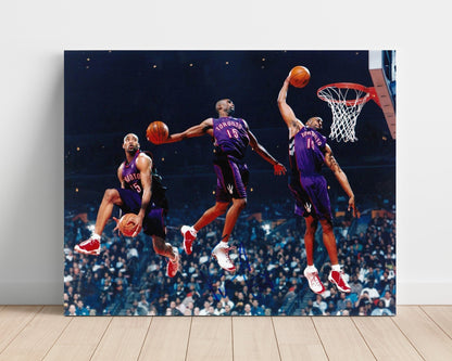 Vince Carter – Raptors Slam Half Man Half Amazing - Basketball Wall Art