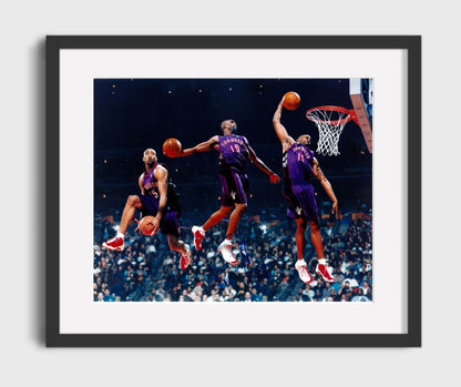 Vince Carter Raptors Slam Half Man Half Amazing Basketball Wall Art 16x20 Gallery Frame basketball wall art print