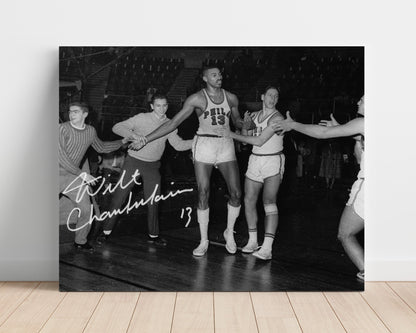 Wilt Chamberlain – 100-Point Game Unstoppable Record - Basketball Wall Art