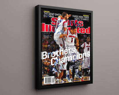 Basketball Autograph SI Print - Louisville Cardinals - Brothers Champions