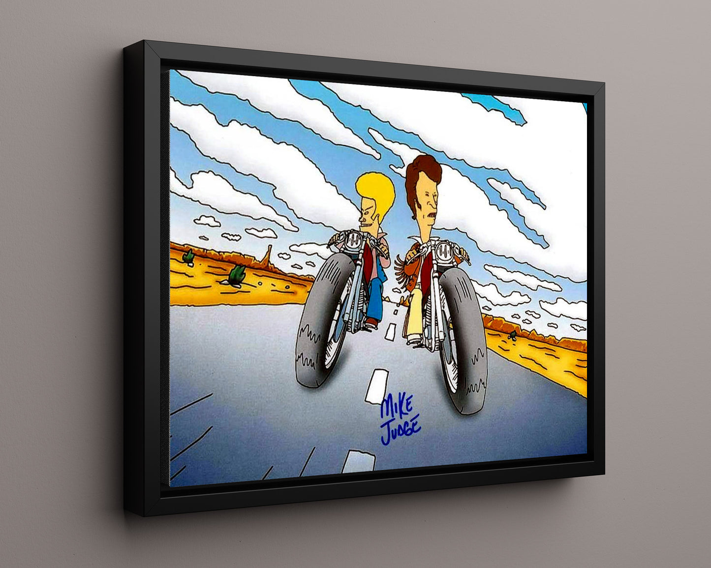 Beavis and Butthead - Desert Ride - Autograph Print