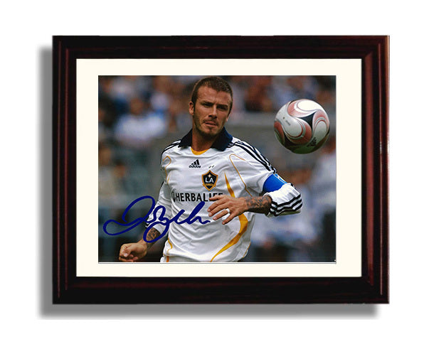 Beckham LA Galaxy Autograph Print - Hollywood Swing