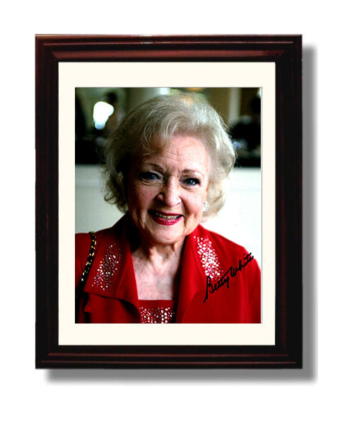Betty White - Golden Age Icon - Autograph Print