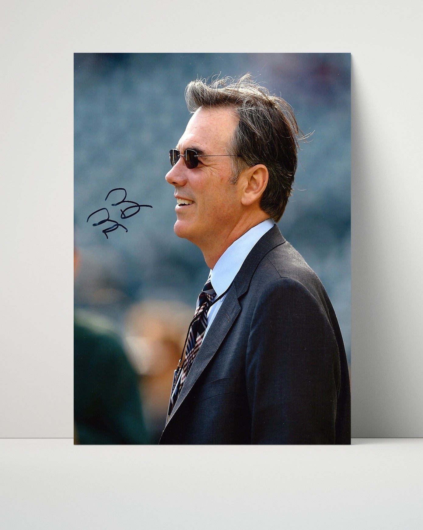 Billy Beane Autograph Poster - Happy Profile - Moneyball Mind