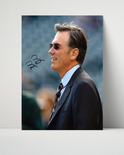 Billy Beane Autograph Poster - Happy Profile - Moneyball Mind