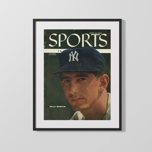 Billy Martin Autograph SI Print - Yankees Sparkplug - Fiery Focus