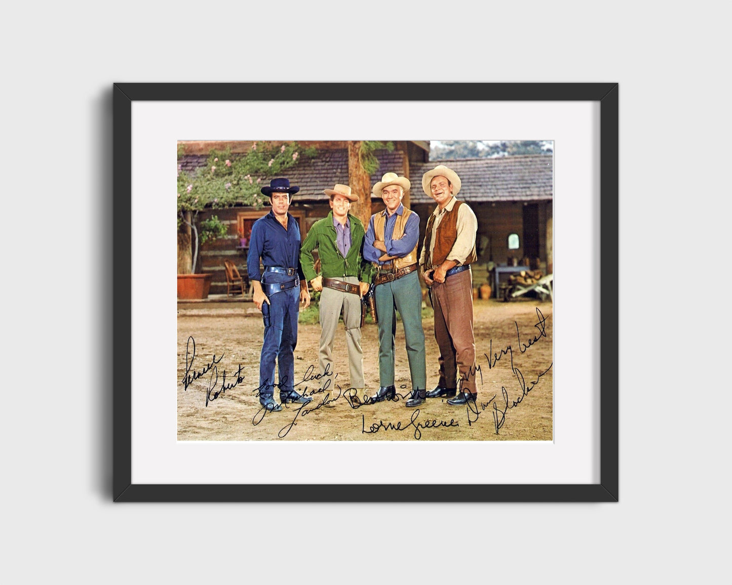 Bonanza - Western Legends - Autograph Print