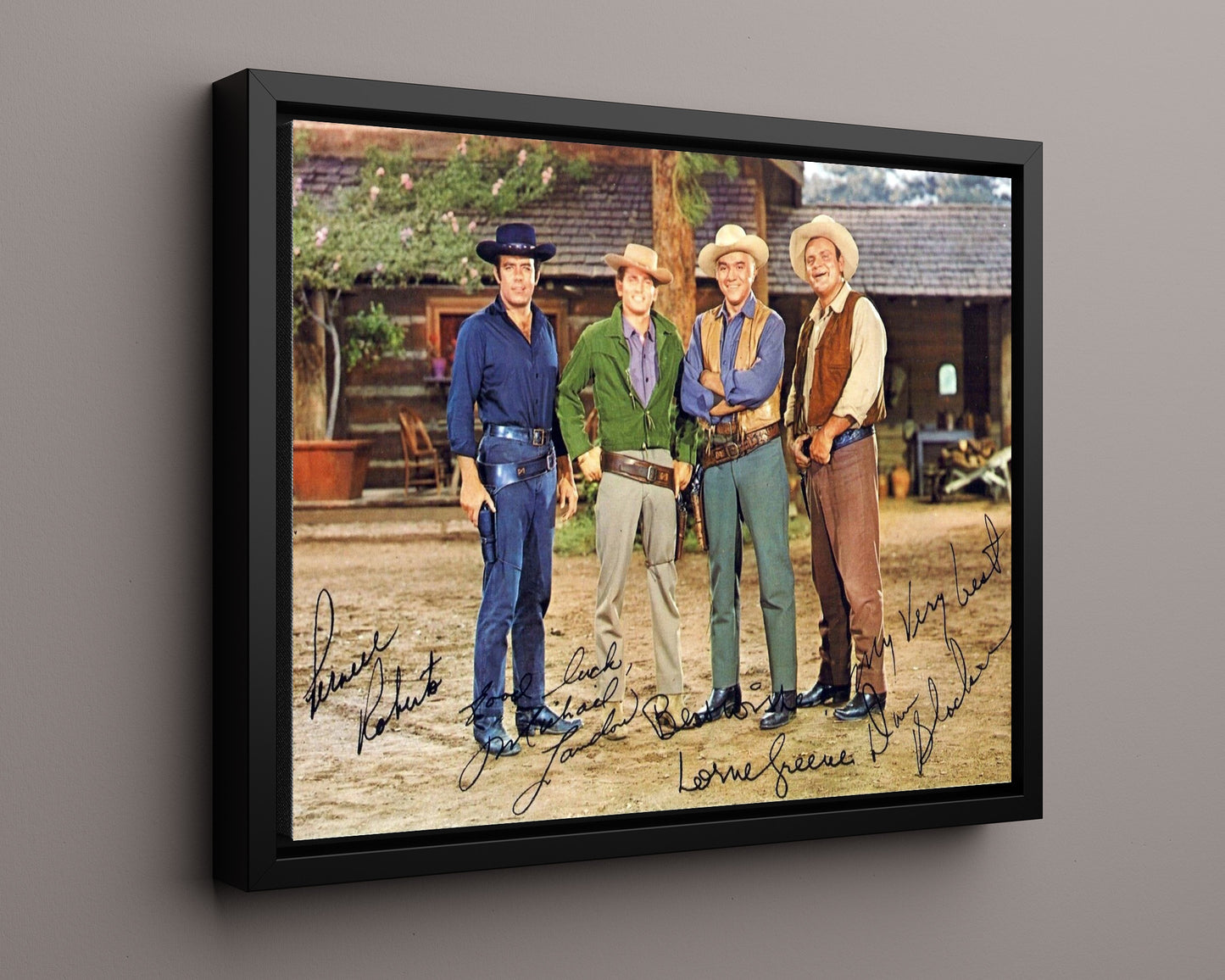 Bonanza - Western Legends - Autograph Print