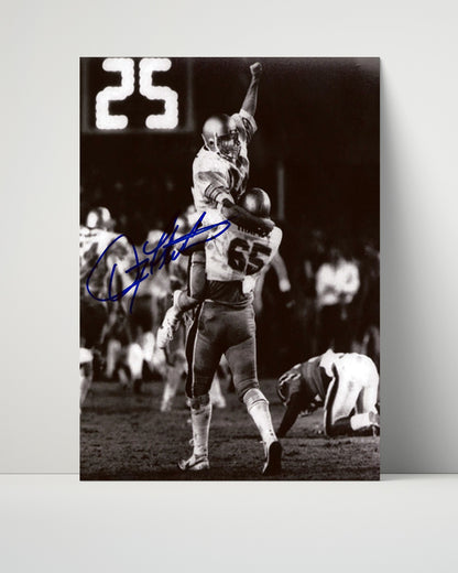 Boston College Autograph Print - Doug Flutie Miracle - Hail Flutie